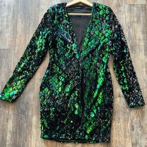 Sequined Party Dress